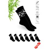 DAYCO Premium Geyik Desenli Sim Detaylı Dikişsiz Kadın Bambu Soket Çorap - 36-40 - 361