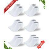 Dayco Premium Simli Nokta Desenli Kadın Bambu Patik Çorap 6Lı Set