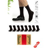 Dayco Premium Yazlık Dikişsiz Bambu Soket Çorap 8'li Set Kraft Kutulu Kahverengi - 41-44 - 473 - 41 - 44