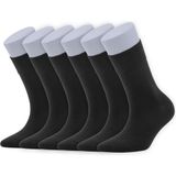 Dayco Siyah Renk Yazlık Erkek Bambu Çorap Soket 6'lı Set - 41 - 45