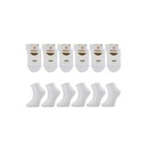 Dayco Socks Kadın Beyaz Burnu Dikişsiz Premium Bambu Çorap 6'lı