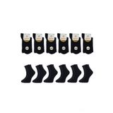 Dayco Socks Kadın Lacivert Burnu Dikişsiz Premium Bambu Çorap 6'lı