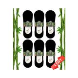 Dayco Socks Premium Erkek Siyah Babet Bambu Çorap 6'lı Set -41-45- C100SYH-6