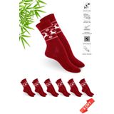 Dayco Socks Premium Geyik Desenli Sim Detaylı Dikişsiz Kadın Bambu Soket Çorap - 36-40 - 361