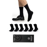 Dayco Socks Premium Klasik Uzun Boy Siyah Renk Kışlık Erkek Bambu Soket Çorap