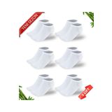 Dayco Socks Premium Simli Nokta Desenli Kadın Bambu Patik Çorap 6'lı Set - 10556-noktali