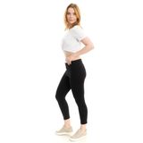Dayco Socks Premium Siyah Renk Pamuk Yüksek Bel Tayt 3lü Avantaj Paketi - TYT101-SYH