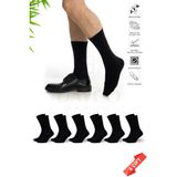 Dayco Socks Siyah Renk Premium Dikişsiz Mevsimlik Erkek Bambu Soket Çorap - 10301-SYH-35-38