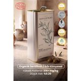 Dayı Çiftliği Organik Natürel Sızma Zeytinyağı 5 LT Soğuk Sıkım Düşük Asit Teneke