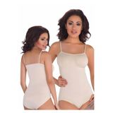 DaYii Layza Form 17500 İp Askı Çıtçıtlı Body Korse, Kadın, Beyaz, M Beden Layza Form 17500