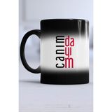 Dayıya Hediye Canım Dayım Kupa Bardak Sihirli - 1 Adet - 300 ml - Siyah