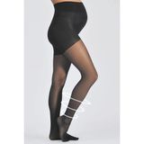 Daymod Siyah Kaçmaz 20 Den Kadın Hamile Külotlu Çorap - 3