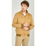 Daynax 4500 Camel Hakim Yaka Cep Detaylı Fermuarlı Erkek Mont