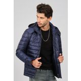 Daynax 4927100 İndigo Kapüşonlu Erkek Mont