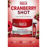 DAYS Day’s Power Cranberry Shot 7 Adet - D-Mannose & Hibiskus & Vitamin C Destekli