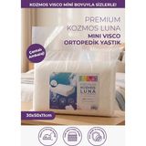 Days In Colours Boyun Destekli Mini Visco Yastık – Kozmos Luna Serisi - Beyaz