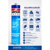 DAYSON Extra Beyaz Mastik Güçlü Yapıştırıcı 280 Ml Üstün Yapışma ve İzolasyon Sağlar