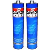 Dayson Extra Mastik Poliüretan Beyaz Silikon Pu 280 ml Çelik Silikon Başlıklı Renk Beyaz 2 Adet