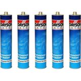 Dayson Extra Poliüratan Silikon Mastik (Siyah) 5 Adet 280ML Yeni Tarihli
