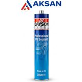Dayson Extra Pu Selant Otomastik Beyaz 280 ml - Poliüretan Mastik Silikonize Yapıştırıc(5 Renk ) - Siyah - 1