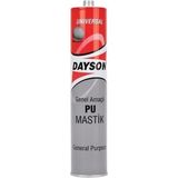 Dayson Kırmızı PU Mastik Tüp 280 ml Yırtılma ve Kopmalara Karşı Dayanıklı Elastik Yapışkan