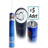 Dayson Pu Mastik 280 ML. Beyaz 5 Adet.. - 100 - Beyaz