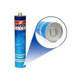 Dayson Pu Mastik Beyaz Çelik Silikon 300 ml Esneme Özelliği ile Hacim Kaybetmeyen Yapıştırıcı