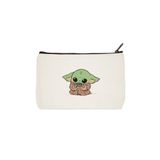 daystore Clutch Baby Yoda Baskılı Bez Makyaj Çantası