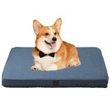 DaysU Küçük Köpekler için Köpek Yatağı, Çıkarılabilir Yıkanabilir Kılıflı Ortopedik Köpek Yatakları, Küçük Yumurta Sandığı Köpekler için Köpekler İçin Uygun, Hafif Lacivert, 20 lbs'ye Kadar Köpekler