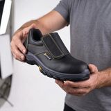 Daytex Mekap Gripper Gpr-34 Rs2 Kaynakçı Iş Ayakkabısı - 300°C Yanmaz Vibram Tabanlı Kompozit Burunlu Deri - Siyah