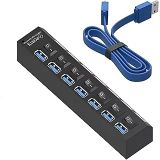 Daytona A5258 7 Portlu Usb 3.0 Hub Anahtarlı Çoklayıcı Çoğaltıcı Switch