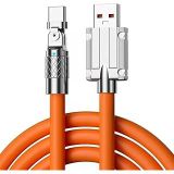 Daytona A6016 Usb To Type C Hızlı Şarj Data Kablosu Çevirici Dönüştürücü Adaptör 180° Döner 120W - 2M