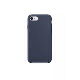 Daytona Apple 7/8 Uyumlu Silikon Ultra Slim Mikrofiber Astarlı Gece Mavi Cep Telefonu Kılıfı