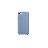Daytona Apple 7/8 Uyumlu Silikon Ultra Slim Mikrofiber Astarlı Gök Mavisi Cep Telefonu Kılıfı