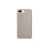 Daytona Apple 7/8 Uyumlu Silikon Ultra Slim Mikrofiber Astarlı Koyu Gri Cep Telefonu Kılıfı