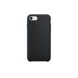 Daytona Apple 7/8 Uyumlu Silikon Ultra Slim Mikrofiber Astarlı Siyah Cep Telefonu Kılıfı