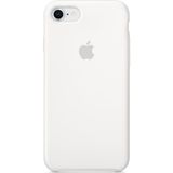 Daytona Apple iPhone 7/8 Kamelya (Camellia) Silikon Kılıf Kauçuk Arka Kapak Beyaz - White