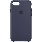Daytona Apple iPhone 7/8 Kamelya (Camellia) Silikon Kılıf Kauçuk Arka Kapak Gece Mavisi - Midnight Blue