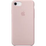 Daytona Apple iPhone 7/8 Kamelya (Camellia) Silikon Kılıf Kauçuk Arka Kapak Kum Pembesi - Pink Sand