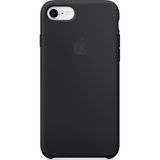Daytona Apple iPhone 7/8 Kamelya (Camellia) Silikon Kılıf Kauçuk Arka Kapak Siyah - Black