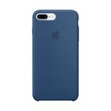 Daytona Apple iPhone 7/8 Plus Koyu Mavi Silikon Cep Telefonu Kılıfı