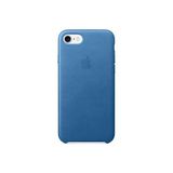 Daytona Apple iPhone 7/8 Telefon Uyumlu Ultra Slim Mikrofiber Mavi Deri Cep Telefonu Kılıfı