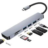 Daytona Cf-17 7in1 Type-C HDMI 4K Usb Sd tf Dönüştürücü Çevirici Adaptör