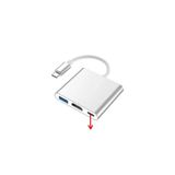 Daytona CF01 3 in 1 Type-C to HDMI USB 3.0 Projeksiyon Görüntü Yansıtıcı Dönüştürücü