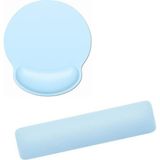 Daytona Desenli Ergonomik Oyuncu Gaming Mouse Pad ve Bilek Desteği Set - Açık Mavi