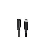 Daytona FC-K09 Type-C Usb-C Male Erkek to Type-C Dişi Female 0.5 m Uzatma Şarj Data Kablosu