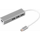 Daytona FC05 Multifunction Type-C™ To 3*USB3.0 Ethernet Çevirici Macbook Uyumlu Adaptör