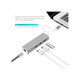 Daytona Fc05 Type C To 3x Usb 3.0 Ethernet Çevirici Hub