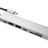 Daytona Fc08 7 in 1 Type-C to PD Hdmi SD TF Çevirici Hub