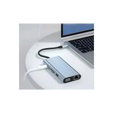 Daytona Fc31 Macbook Uyumlu Type-C Usb-C To 3Xusb 3.0 4K 1080P Hd Hdmı Vga Rj45 Pd Aux Sd Tf 11In1 Çevirici Hub Adaptör